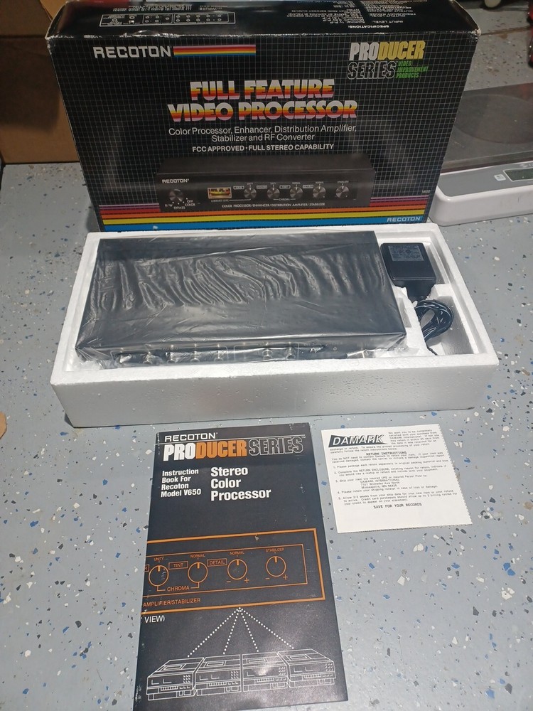 New Recoton V650 Color Processor Enhancer - Rare -