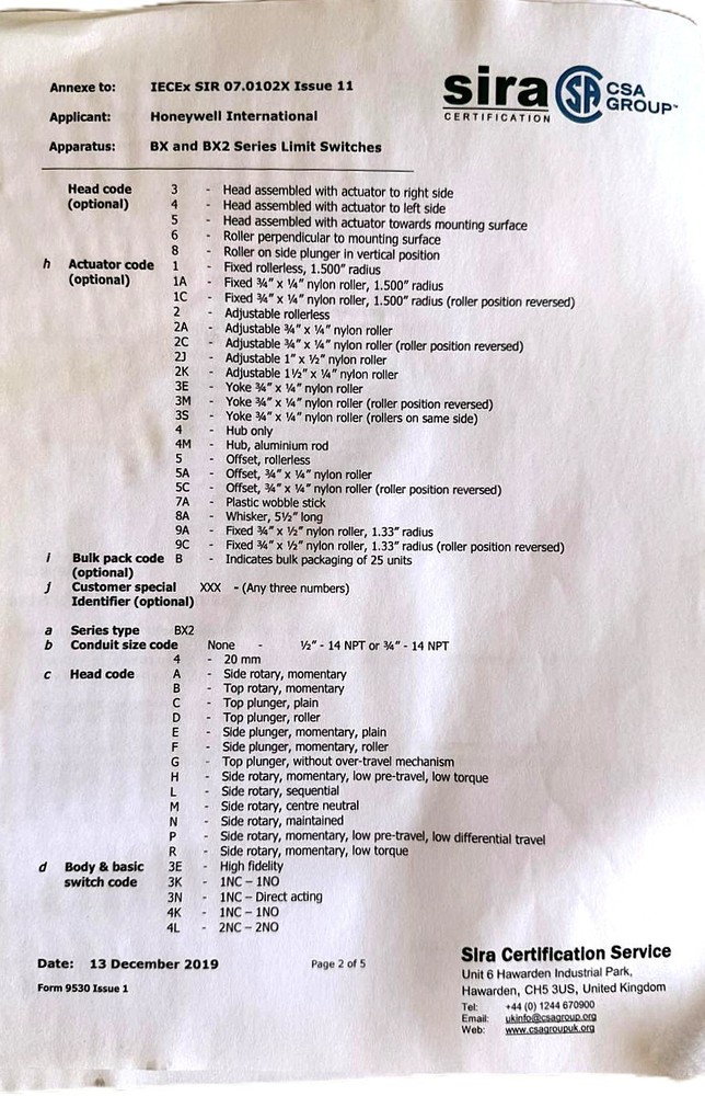 Bifold FP Solenoid IECEx Valve Driver Panel Assembly