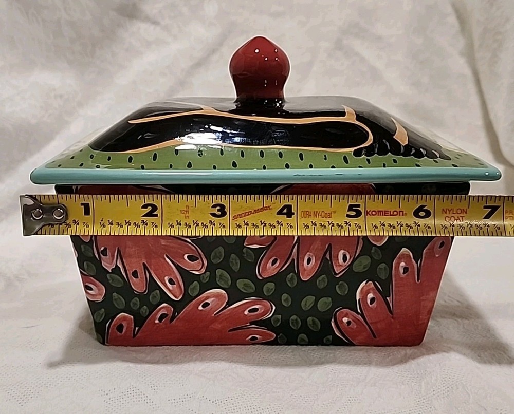Droll Designs Black Cat Butter Box