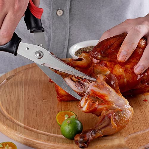 Bbsol Poultry Shears Heavy Duty Professional “ Sharp Kitchen Scissors “ Meat & G