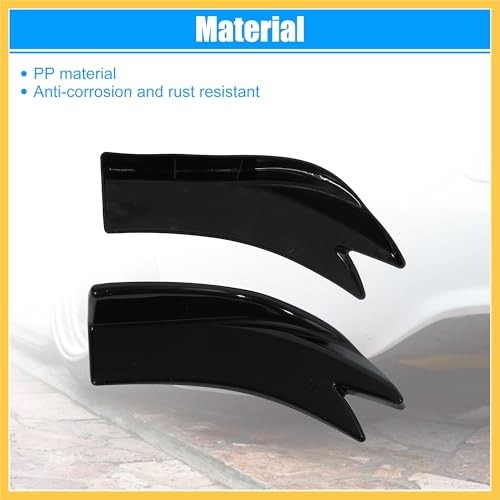 1 Pair Car Universal Rear Bumper Lip Diffuser Splitter Canard Protector Body