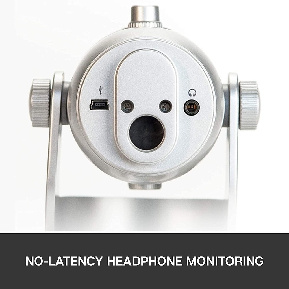 Logitech Blue Yeti USB Multi-Pattern Mic (Silver) with stand