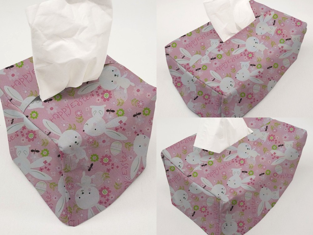 Happy Easter Bunny Tissue Box Cover