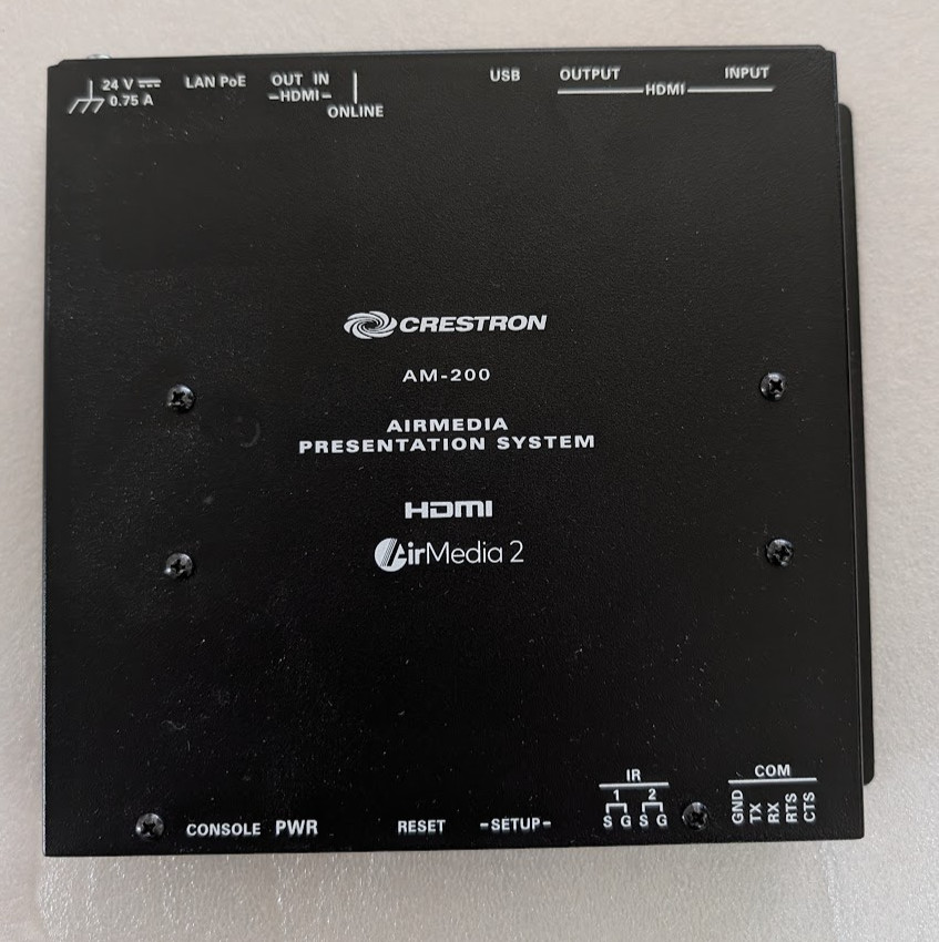 Crestron AM-200 Airmedia Presentation System
