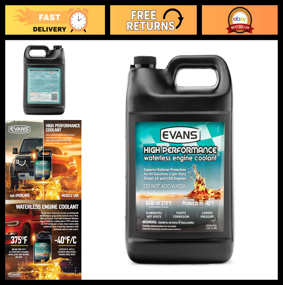 High Performance Waterless Engine Coolant 128 fl oz - Superior Cooling System Fl