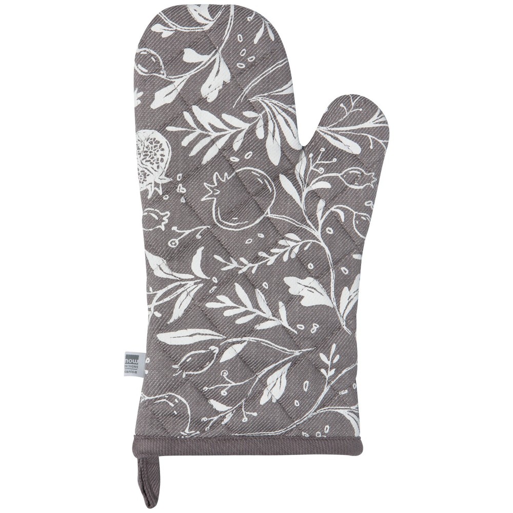 Now Designs Spruce Oven Mitt, Pomegranates (NOM2405D)