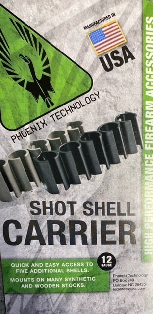 SHOTGUN SHELL HOLDER 12 GA. Universal - 4 Color Options
