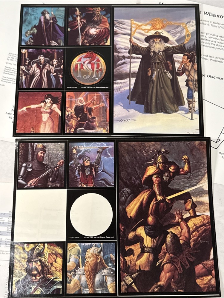 Wizards Screen 9468 Beginners Guide & More Dungeons & Dragons AD&D 2nd Edition
