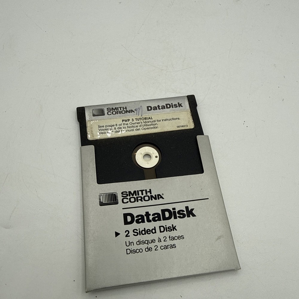Smith Corona Data Disk PWP3 Tutorial