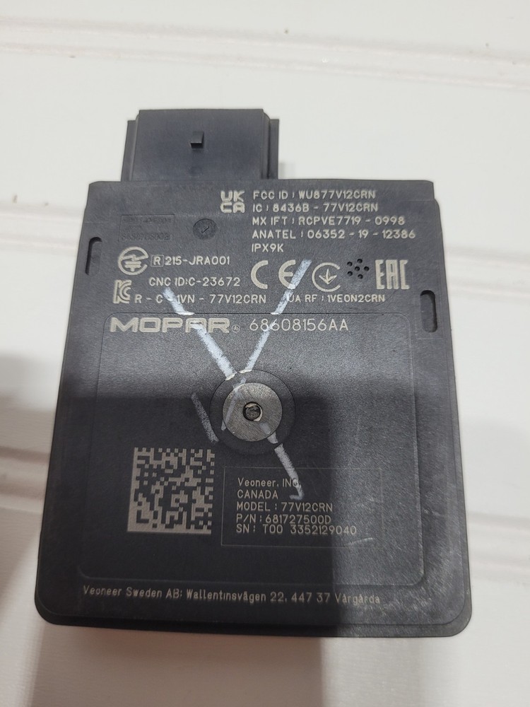 2021-2025 Dodge Durango RT Rear Bumper Radar Sensor Module OEM