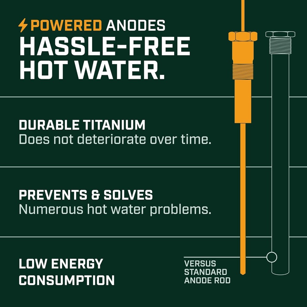 RV Anode Rod for Hot Water Heater, Suburban 120V (plugged in outlet)