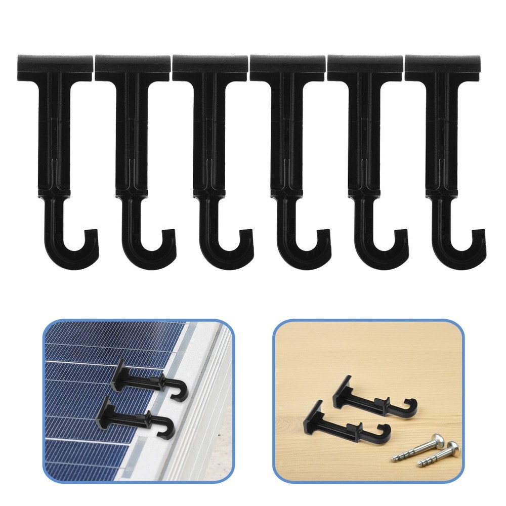 30 Pcs Side Mounting Clips for Solar Panels Module Wire Management