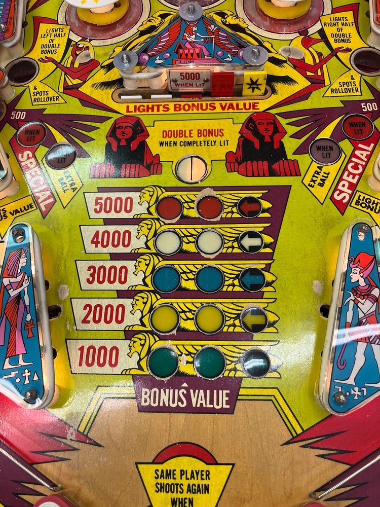 Gottlieb Cleopatra Pinball Machine