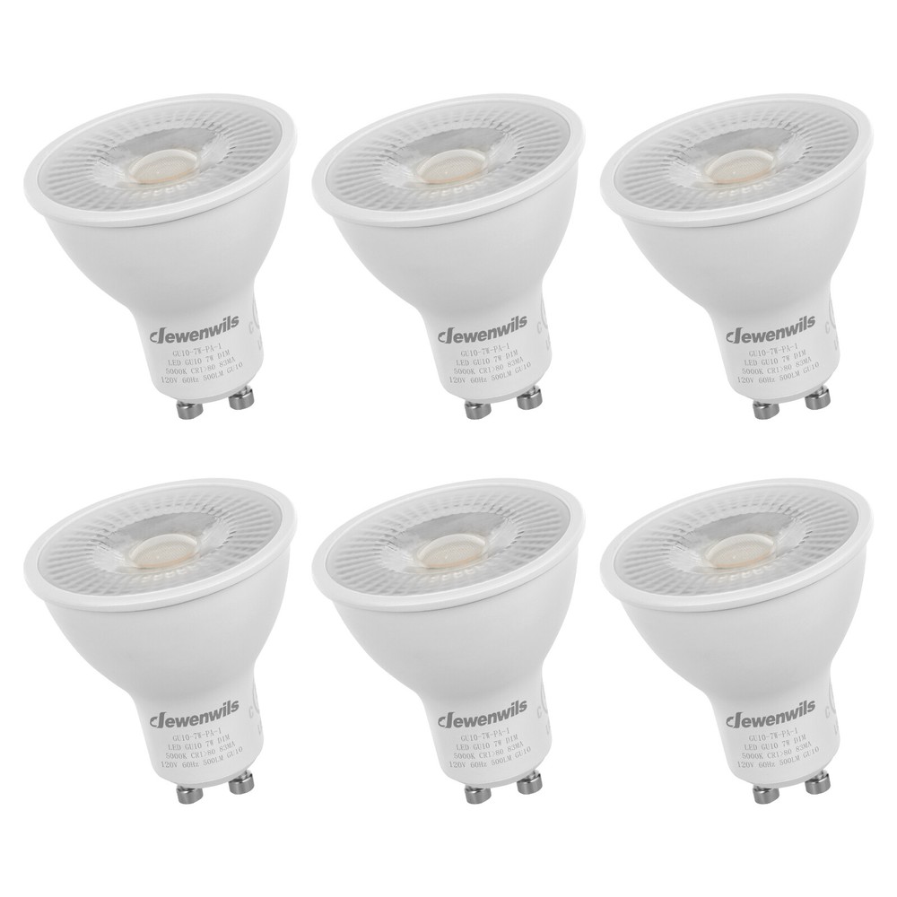 DEWENWILS GU10 LED Dimmable Bulb 5000K Daylight Track Lighting Bulb UL Listed