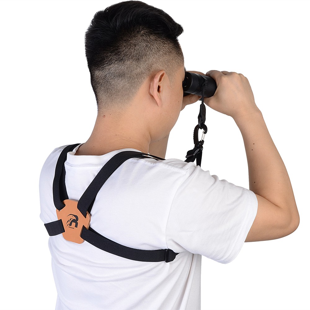 Optics Binocular Harness Strap Adjustable Stretchy with 2 Loop Connectors