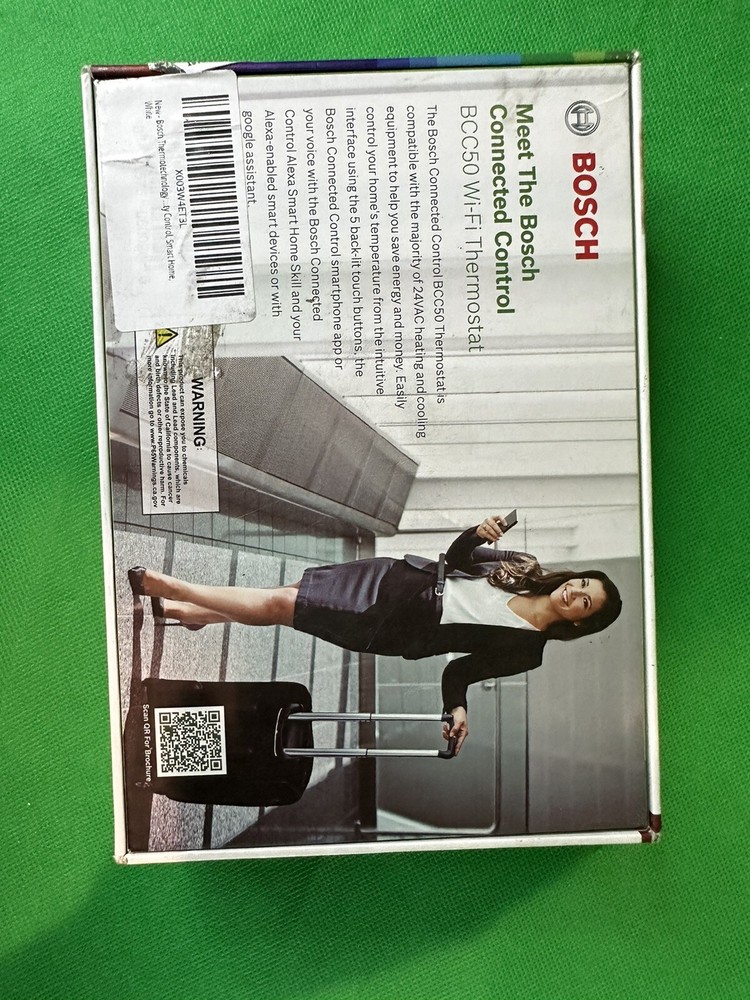 Bosch Connected Control BCC50 Wi-Fi Thermostat Open