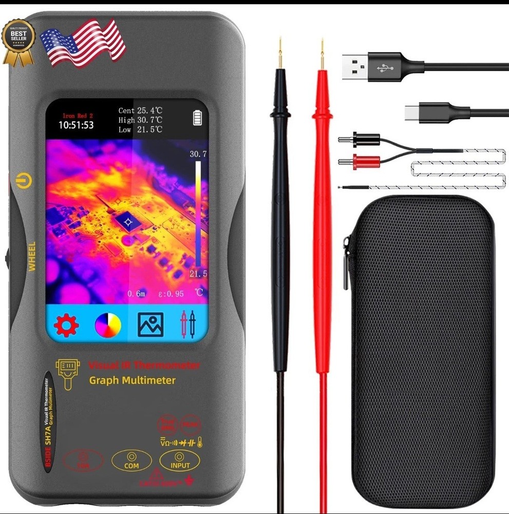 BSIDE Thermal Imaging Camera Multimeter 320×320 Resolution with 20000 Words