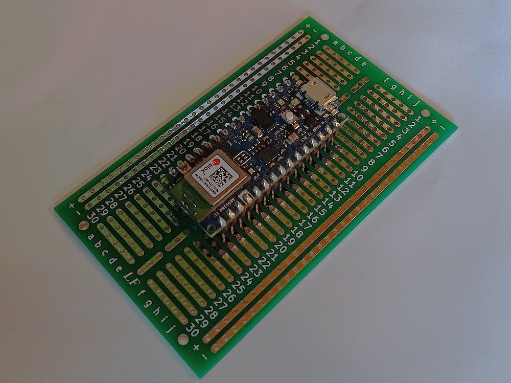 PCB Prototyping Board, 10 Pack, Solderable, Half-Size Breadboard Style, THT, SMT