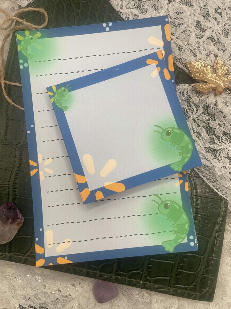 Radioactive Shrimp Tear Away Notepad