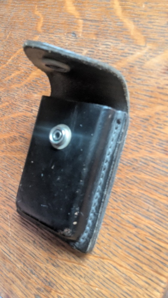 Vintage Smith & Wesson Belt Pouch Black Leather B68
