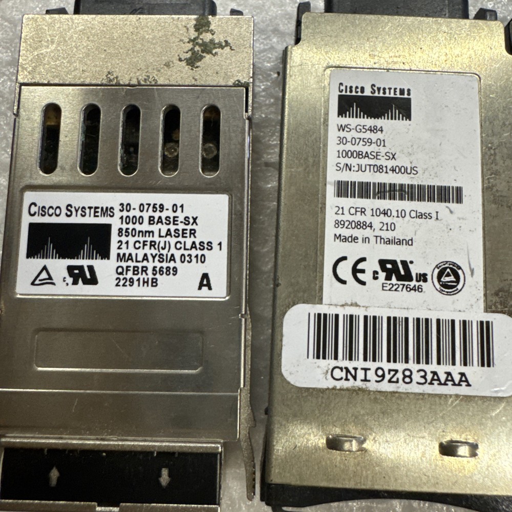 Lot of 16 Cisco & Oracle Transceiver Modules Bin7