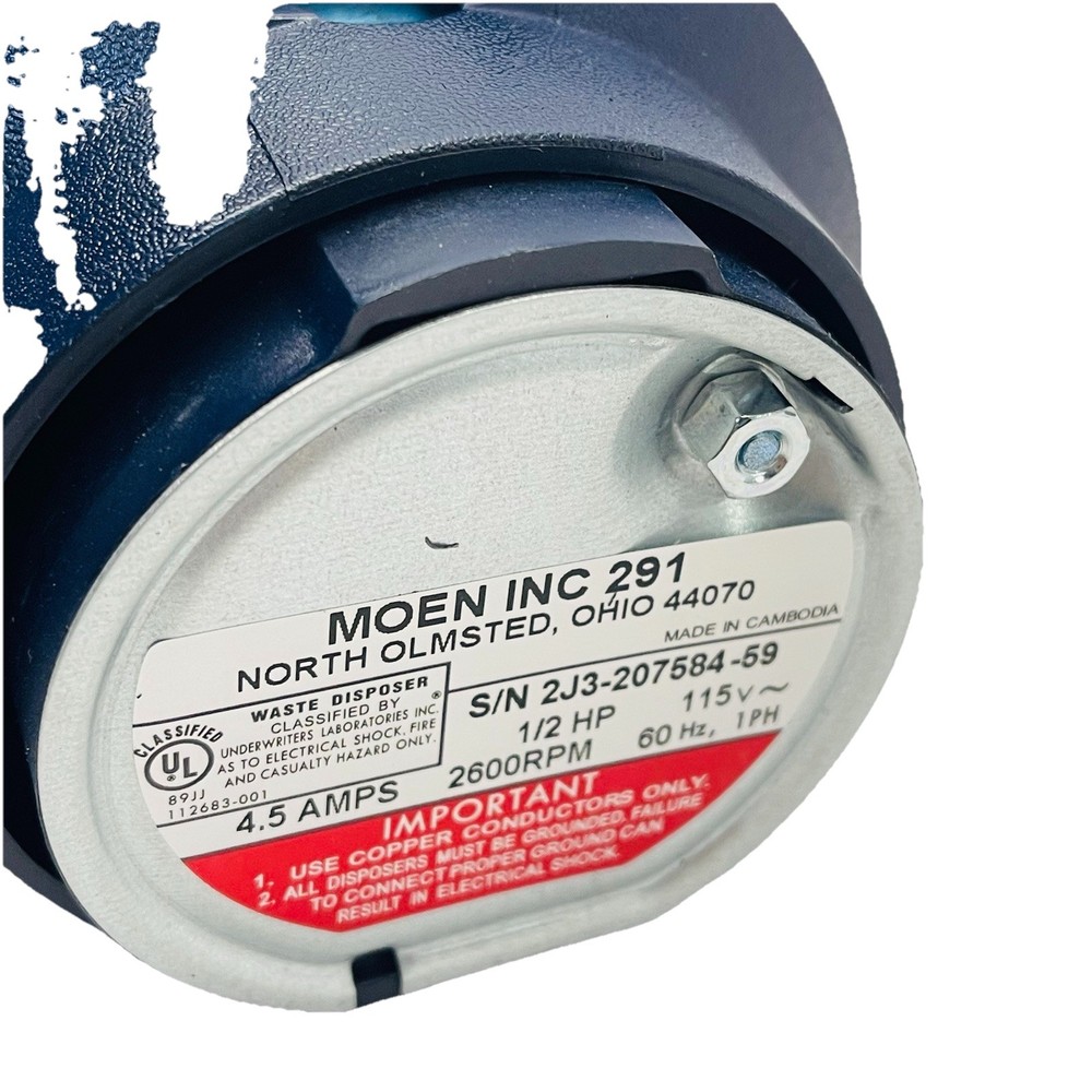 WHIRLAWAY 291 GARBAGE DISPOSER 1/2HP