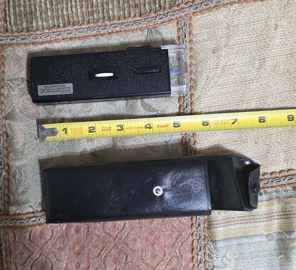 Micronta 30X Illuminated Microscope WORKS!