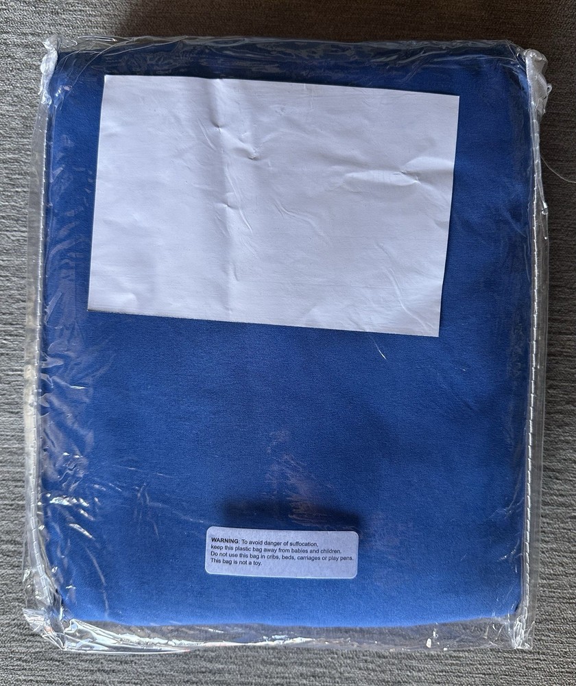 Saloniture 3-Piece Microfiber Massage Table Sheet Set In Blue