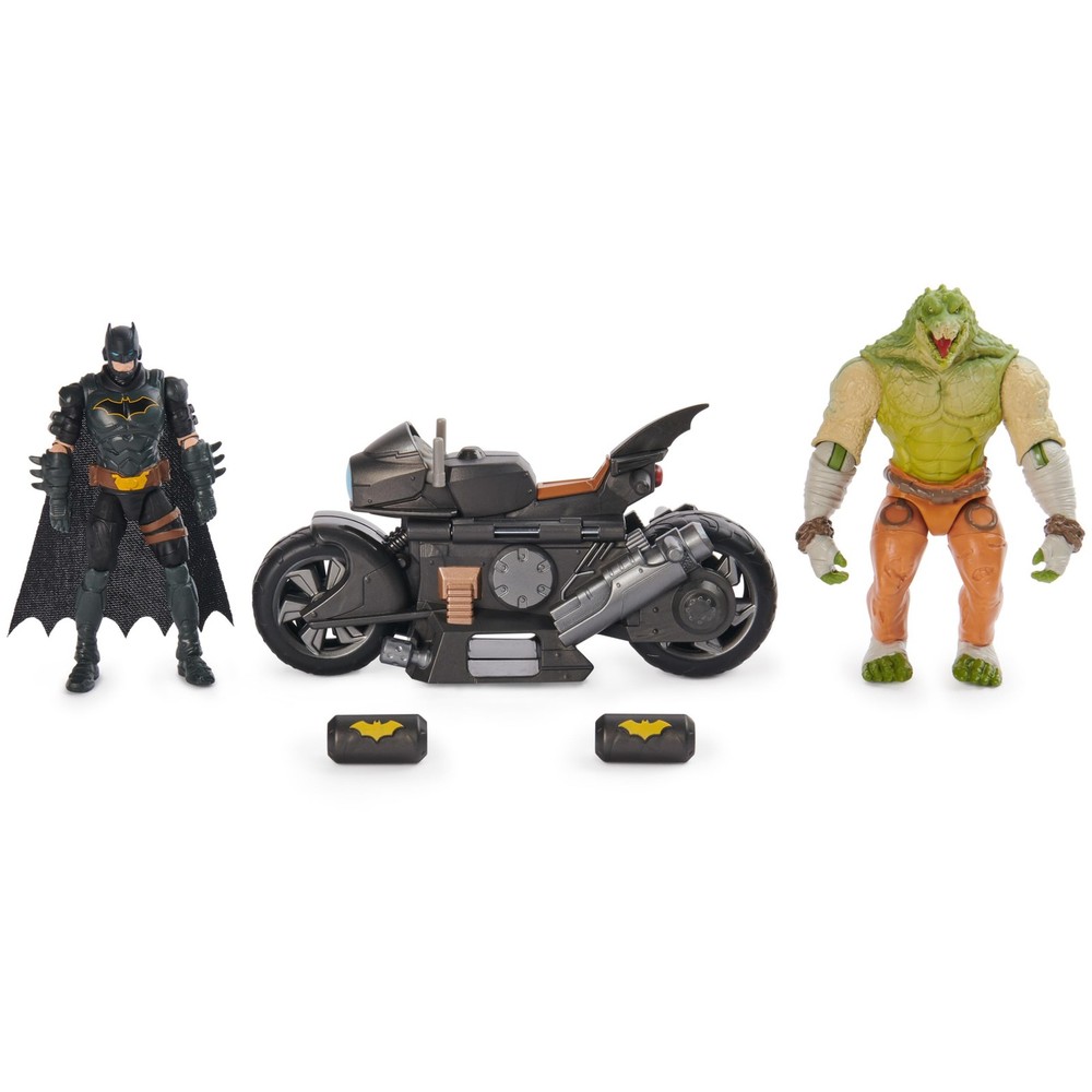 DC Comics, Batman Transforming Batcycle Battle Pack with One Size, Multi