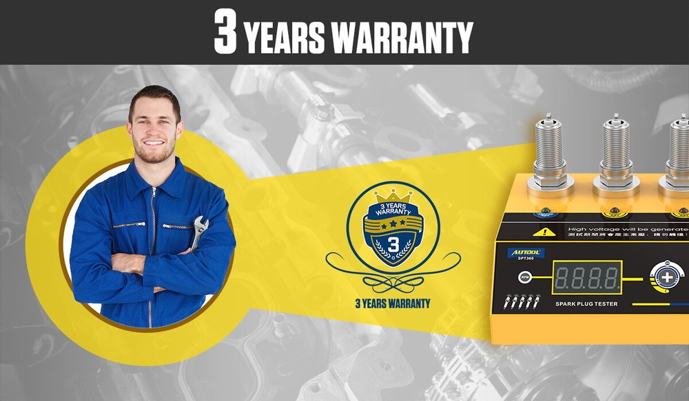 5-Hole Spark Plug Tester 110V Car Motorcycle Ignition Spark Performance Analyzer