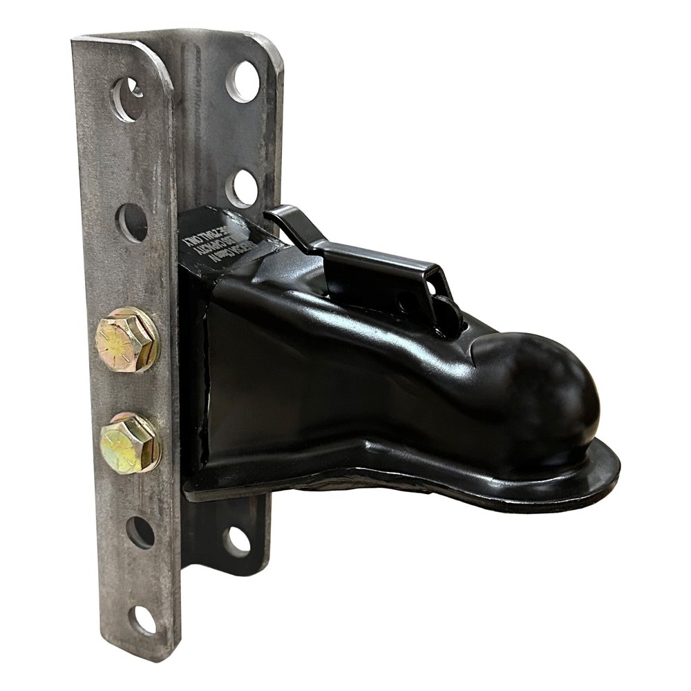 Adjustable Trailer Coupler with 5-Position Channel Bracket, 2" - 8,000 lbs