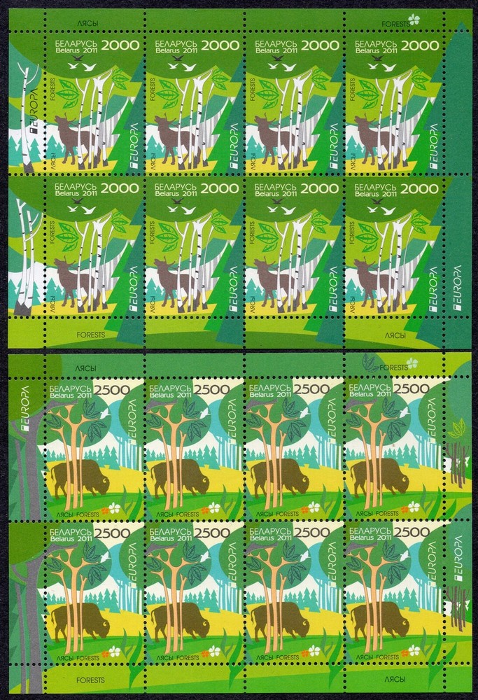 EUROPA 2011 - Belarus - The Forest - MNH Sheet