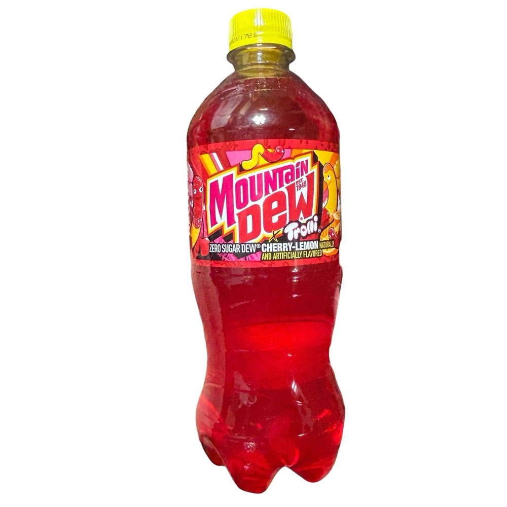 Mountain Dew Zero Sugar Cherry Lemon Trolli 20.0 fl oz 1 Count Bottle