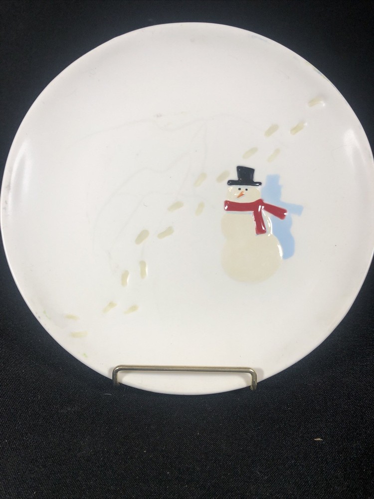 Hallmark Snowman Trail Plate 8.5”