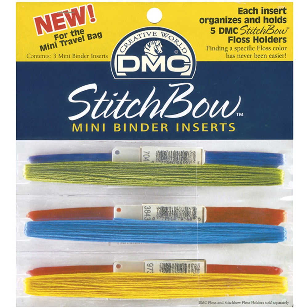 DMC U1335L StitchBow Mini Binder Inserts-3/Pkg