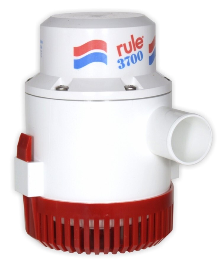 Rule 14A Bilge Pump Submersible 3700 Gallon Per Hour Flow Rate