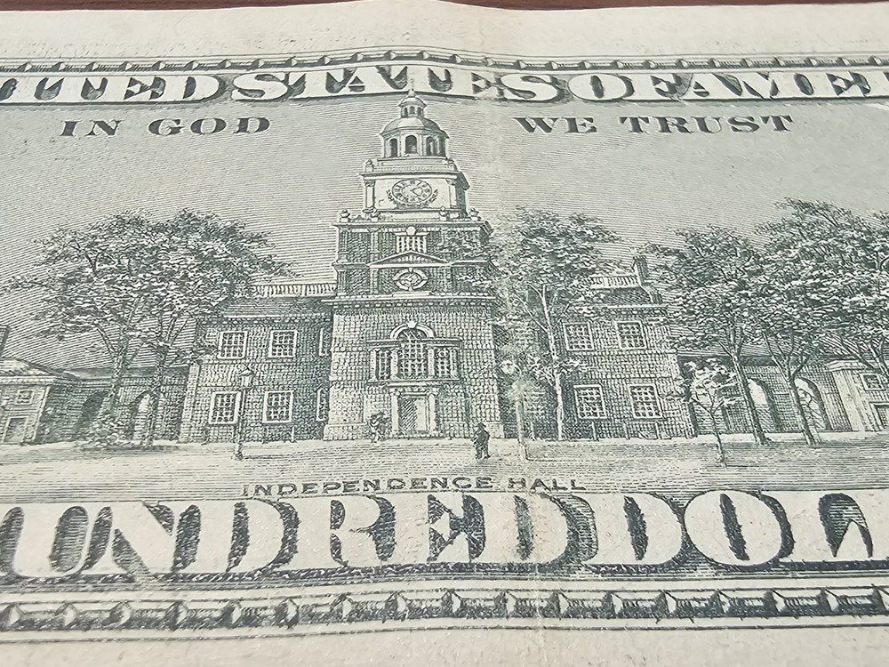 🔥 Error- Major Misalign Cut 1999 $100 AU Federal Reserve Note🔥