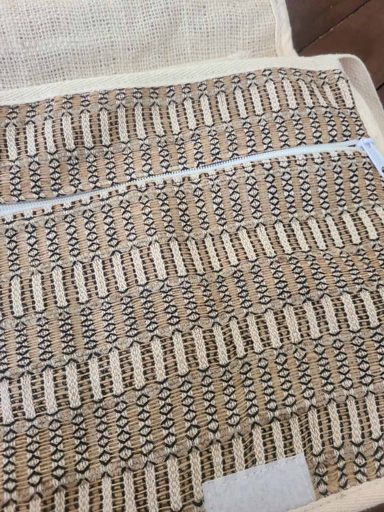 Cloth Messenger Bag and Wallet from India