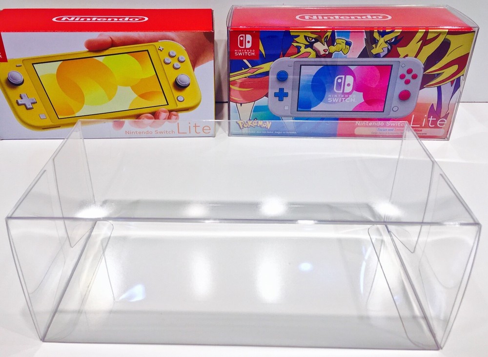 1 Box Protector For NINTENDO SWITCH LITE Console Boxes! Fits Pokemon and others!