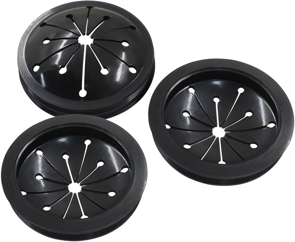 3 PCS Garbage Disposal Splash Guard 3 1/8 Inch, Sink Baffle Multi-Function Kitch