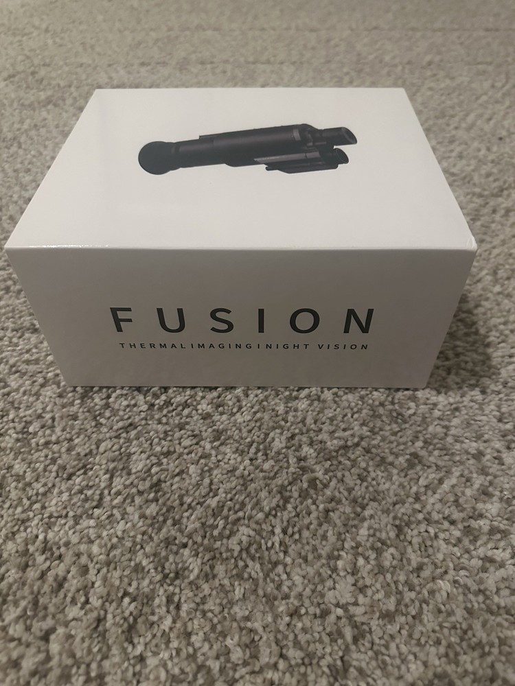 Night Operators Fusion Thermal Imaging Night Vision Scope Black