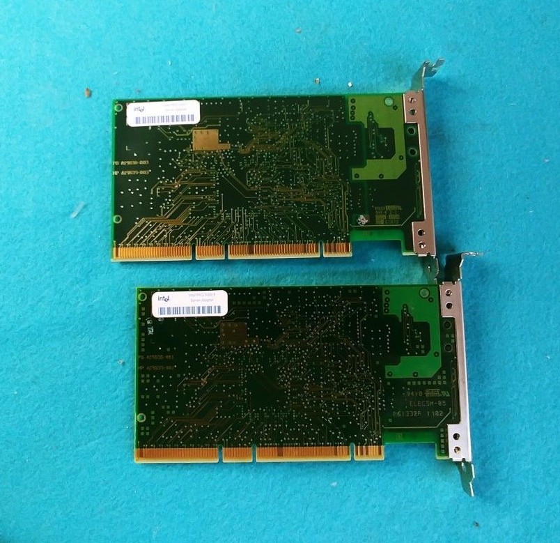 Lot of 2 Intel PRO 1000T Server Adapter
