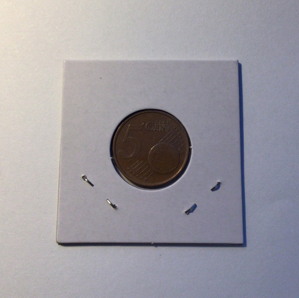 2002 Portugal 5 Cent Coin B16