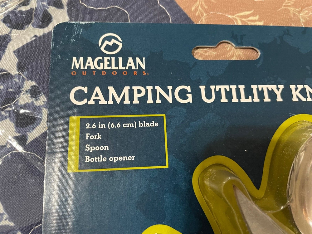 MAGELLAN CAMPING KNIFE - SPOON FORK UTILITY CAMPING KNIFE