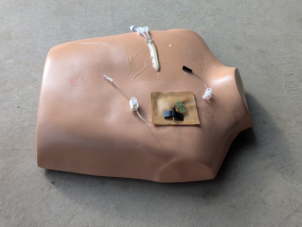 Nursing Teaching Mannequin Ned Chest Vascular Access Training Aid