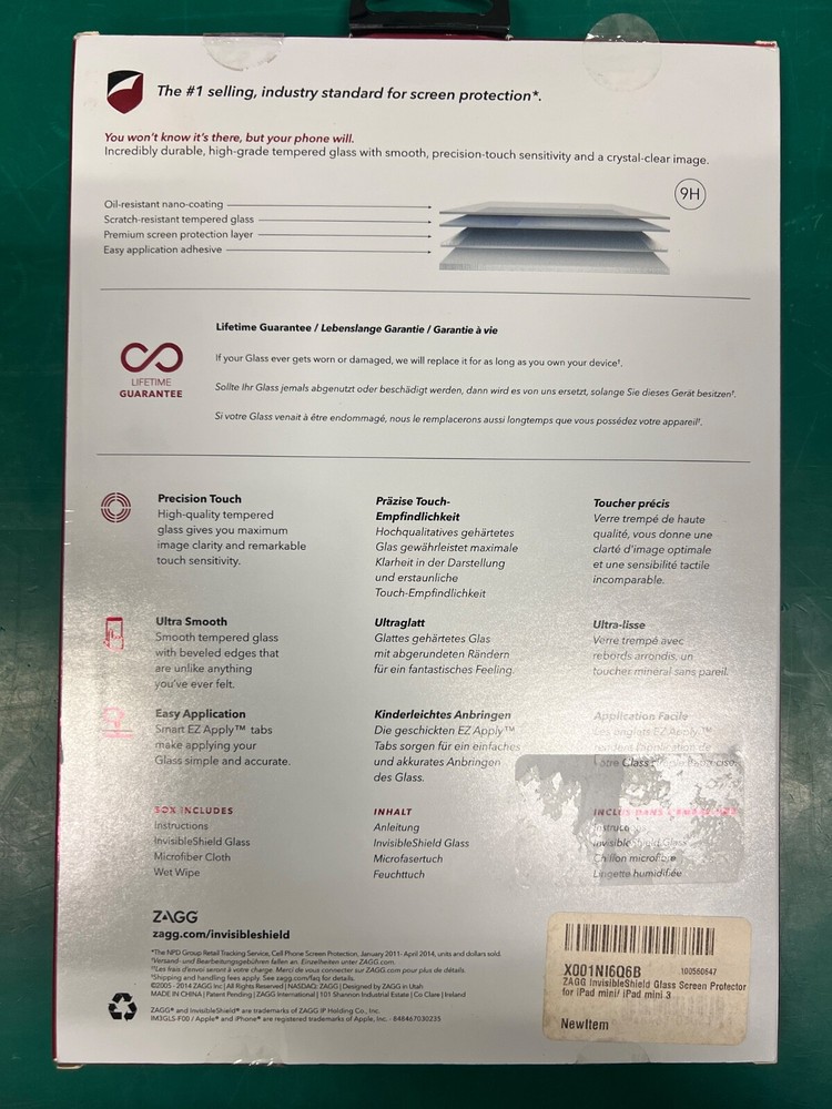 ZAGG invisible shield iPad mini 3