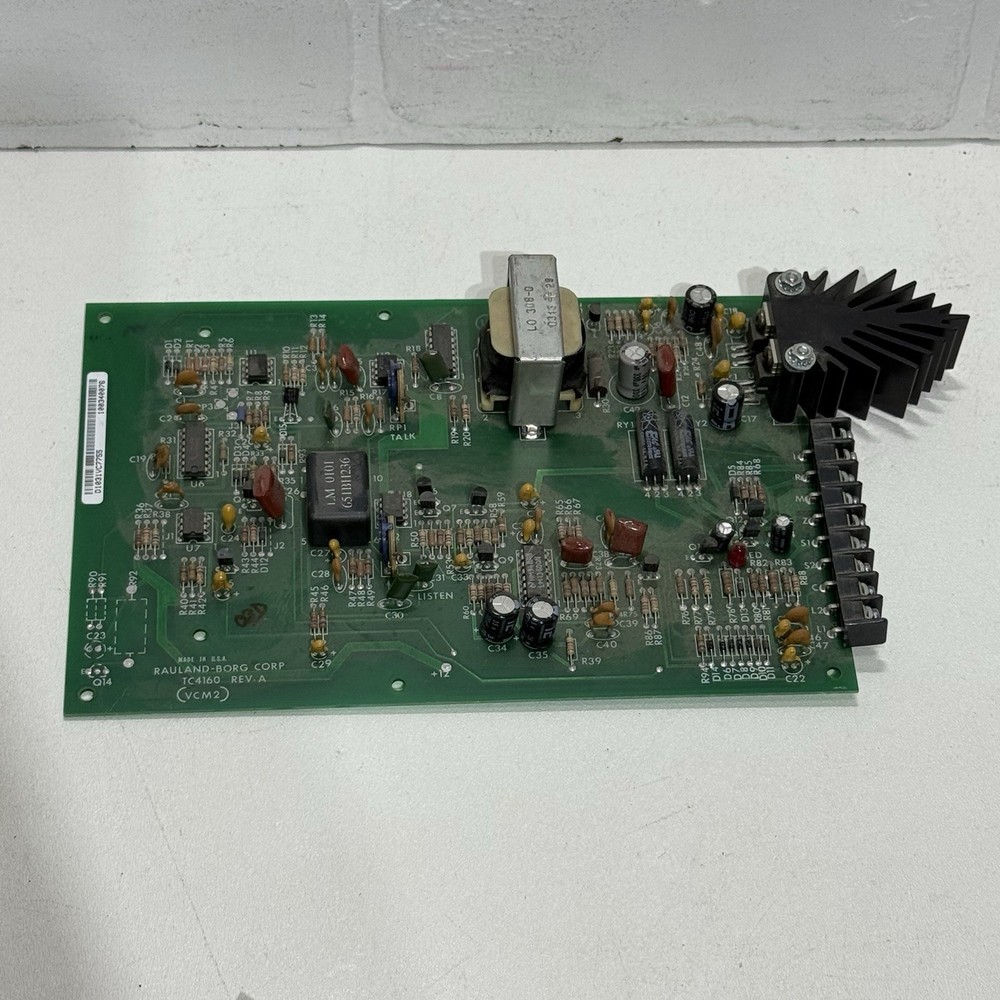 Rauland Borg TC4160 Rev. A VCM2 Circuit Board Control Module Intercom System