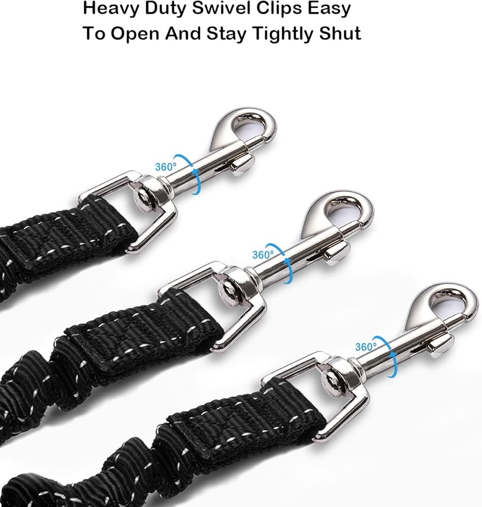 3 Way Dog Leash Coupler Heavy Duty No Pull Multiple Double Free