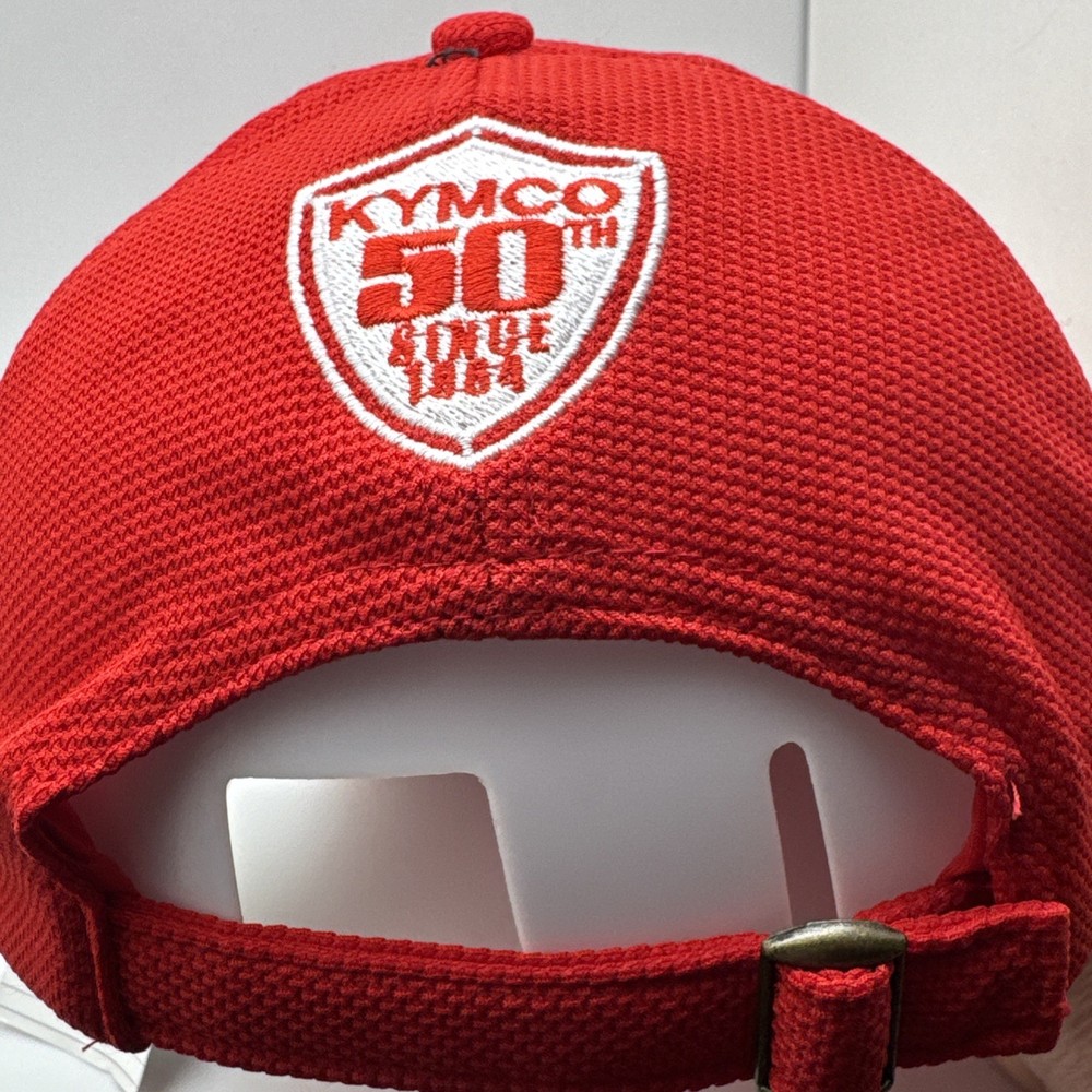 KYMCO TAIWAN MOTORCYCLE STRAPBACK HAT CAP 50th ANNIVERSARY