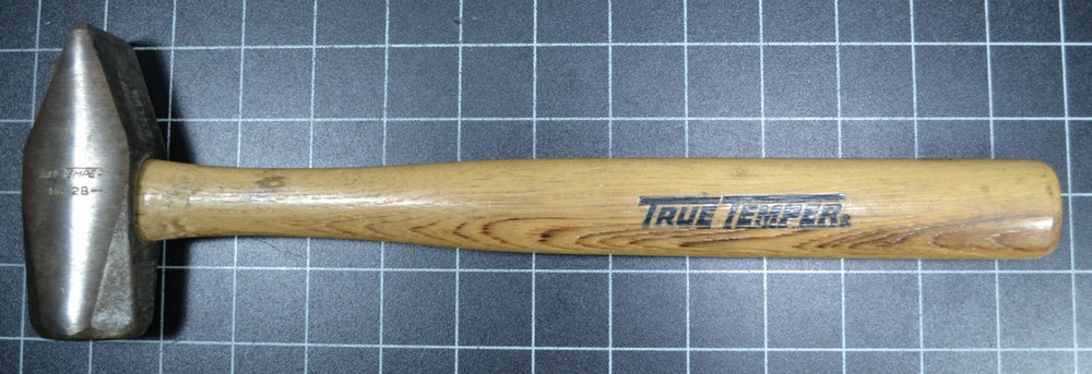 TRUE TEMPER  - #2B - ENGINEERS' CROSS PEEN HAMMER - 40oz - MARKED HANDLE